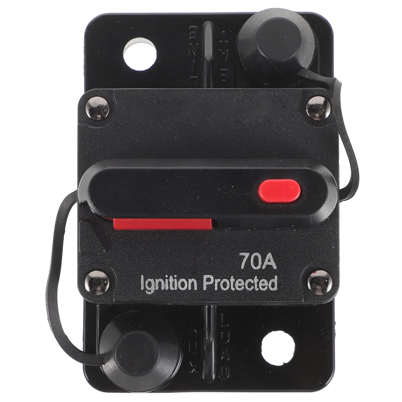 

12V 36V Auto Reset Circuit Breaker Fuse Inverter for Truck Rv Marine Trailer Waterproof Panel Mount Power Circuit Breaker 70A