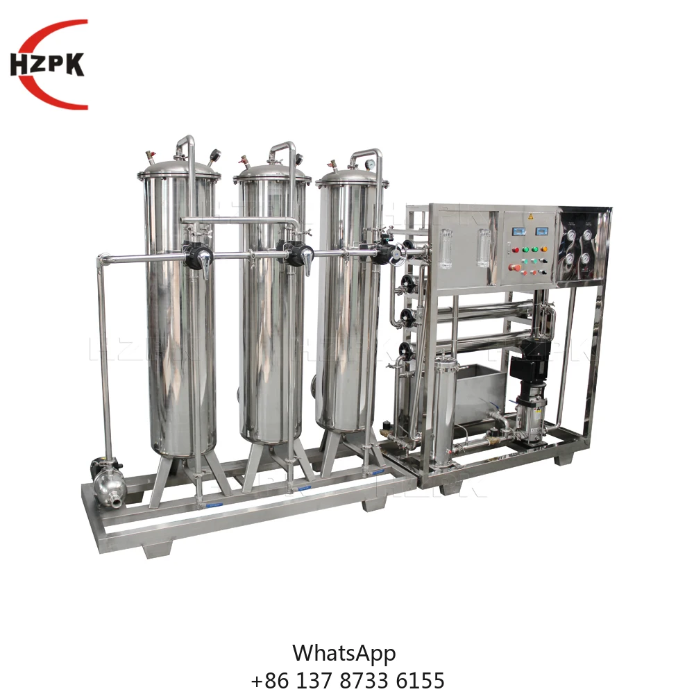 1000l 1 Ton Mineral Water Pure Drinking Filter Ultrafiltration Ro Osmosis Reverse Water Treatment System Machine