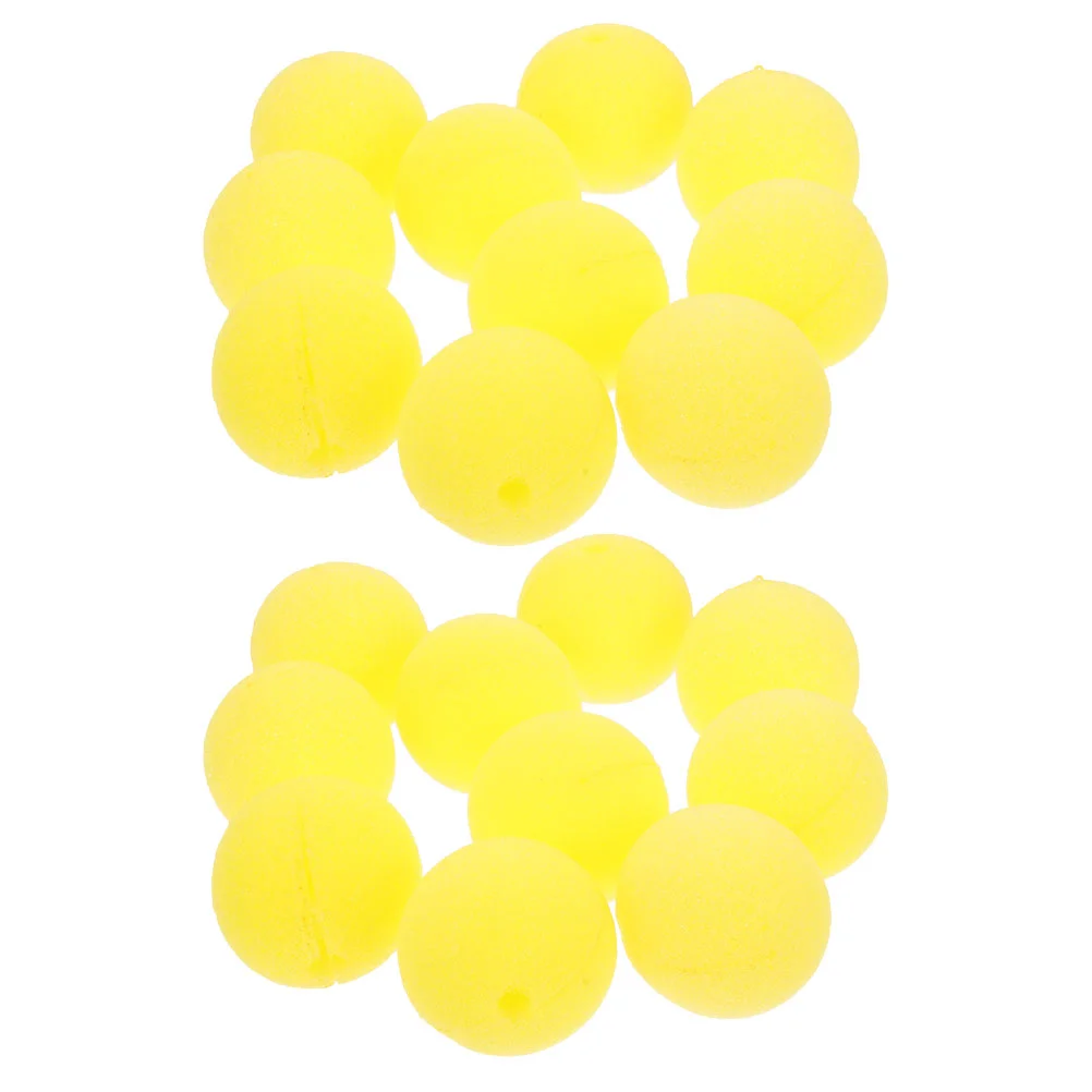 

20pcs 50MM Green Sponge Clown Nose Props for Halloween Costume Party Carnival Accessory Reusable Lightweight Fun Dress Up Circus