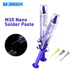 Mechanic M35 No Clean Smooth Flow Tracky Nano Soldering Flux Paste For Electronics PCB IC Mobile Phone CPU LED BGA Repairing