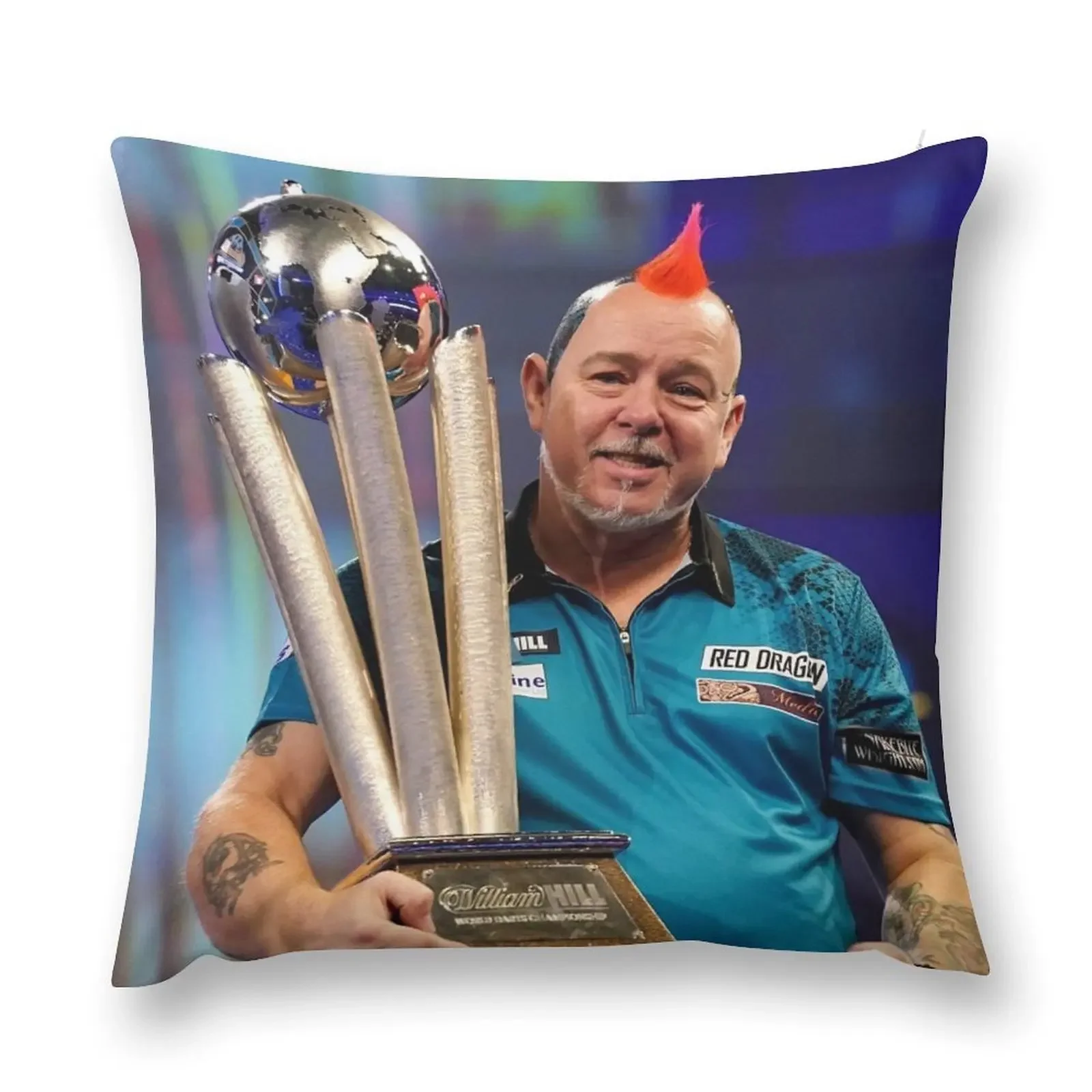 

The Best Man Ever The King Peter Wright Dart World Champion Throw Pillow covers for pillows Pillows Aesthetic pillow