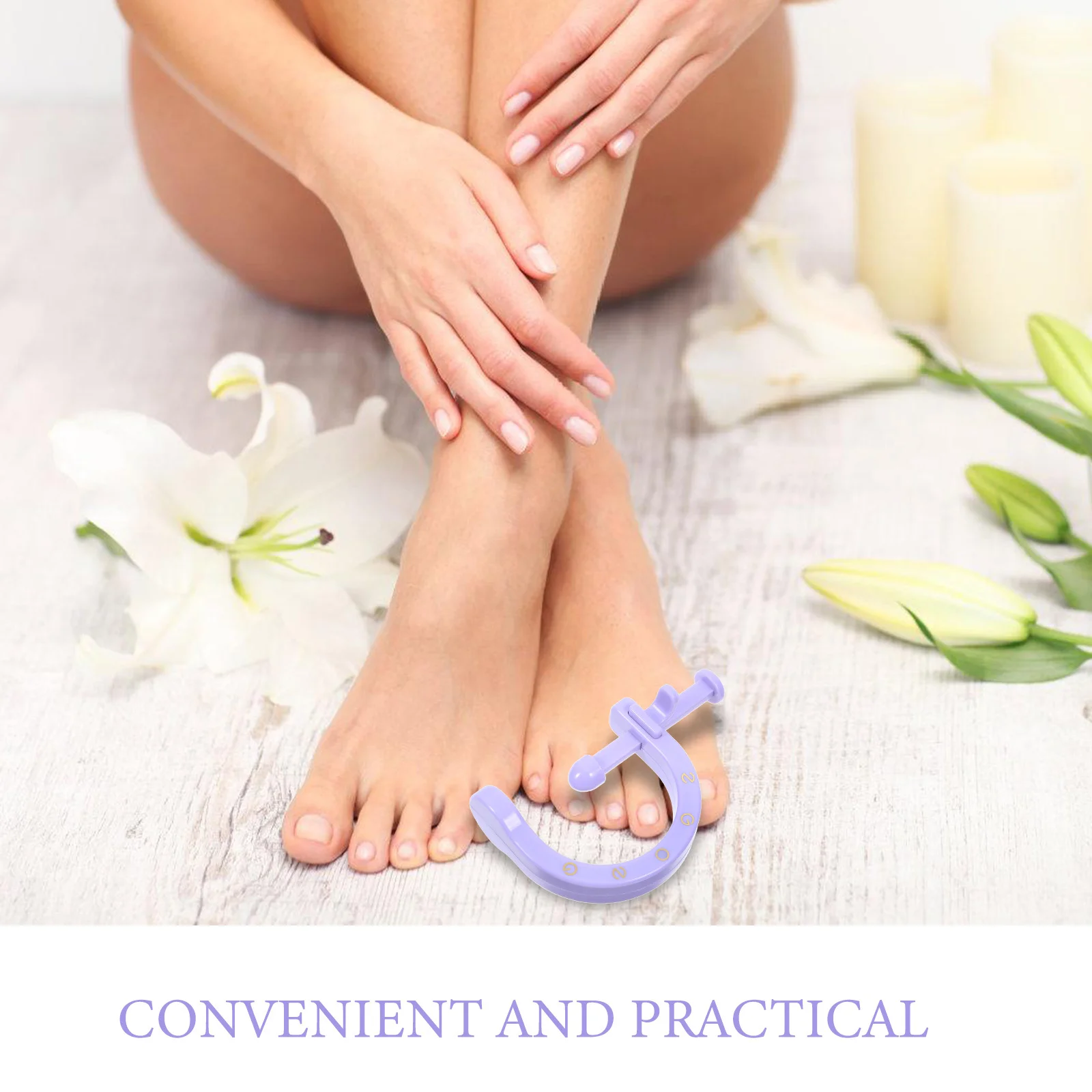 

1 шт., массажер для акупунктурных точек ног, легкий портативный массажный инструмент для релаксации, кровообращения, эргономичный дизайн, прочный ручной инструмент