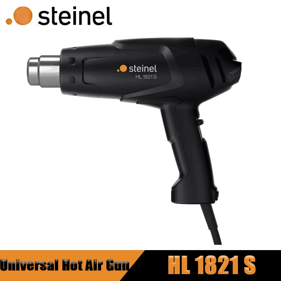 

STEINEL HL 1821 S Универсальный термофен, многофункциональный инструмент для работы с горячим воздухом, 1800 Вт, 220-230 В, трехскоростная регулировка, HL 1821S