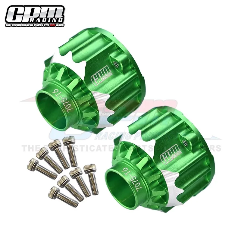 GPM Aluminum 7075 Front+Rear Diff Case Set Diff Case Differential For TRAXXAS XRT 1/6 X-Maxx 1/5 8S Maxx 8s