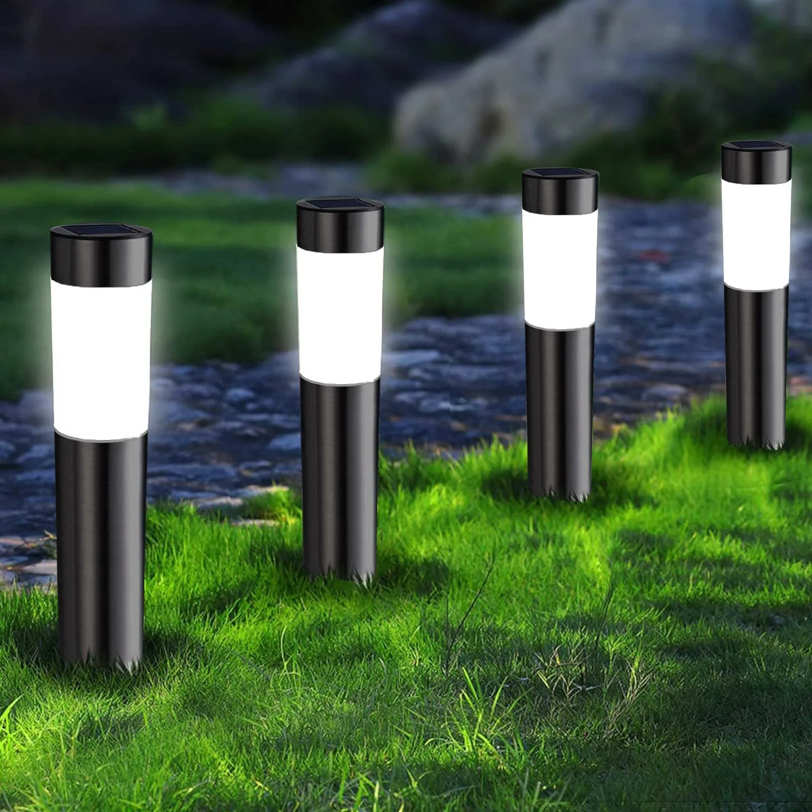 

Solar Garden LED Light Waterproof Garden Path Light Outdoor Landscape Lamp for Pathway Patio Yard Lawn Decoration Lighting