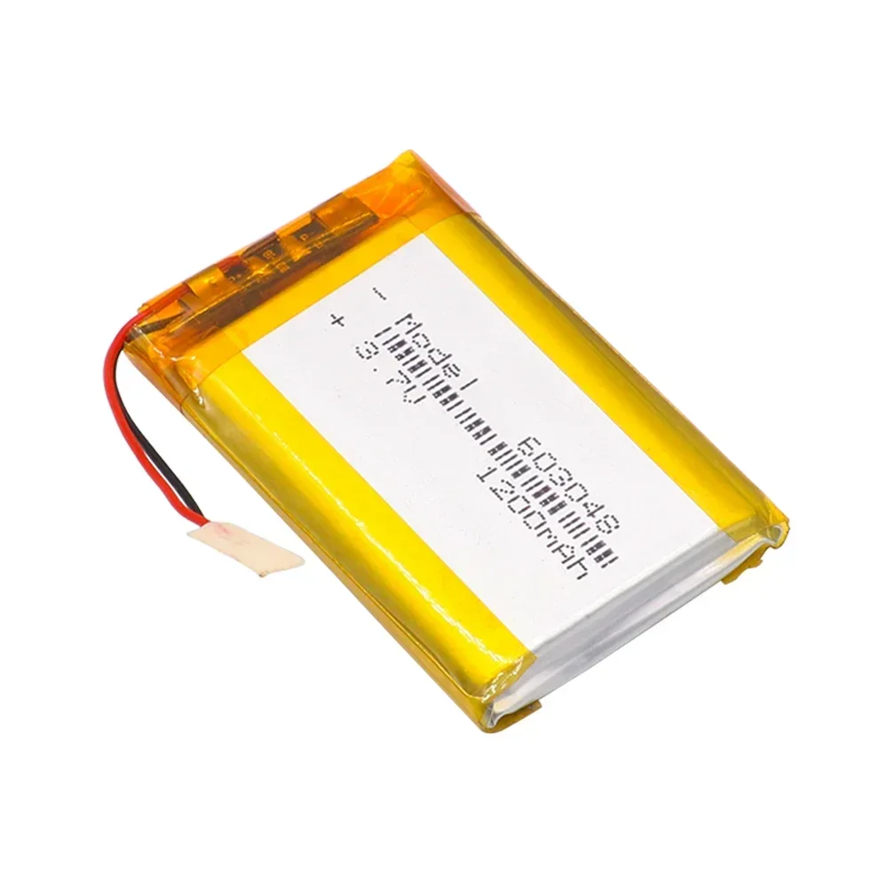 3.7V 1200mAh 603048 Rechargeable Battery Lithium Polymer Li-Po Li Ion Cells For LED Light DVD GPS MP3 MP4 MP5 PDA PSP Power Bank