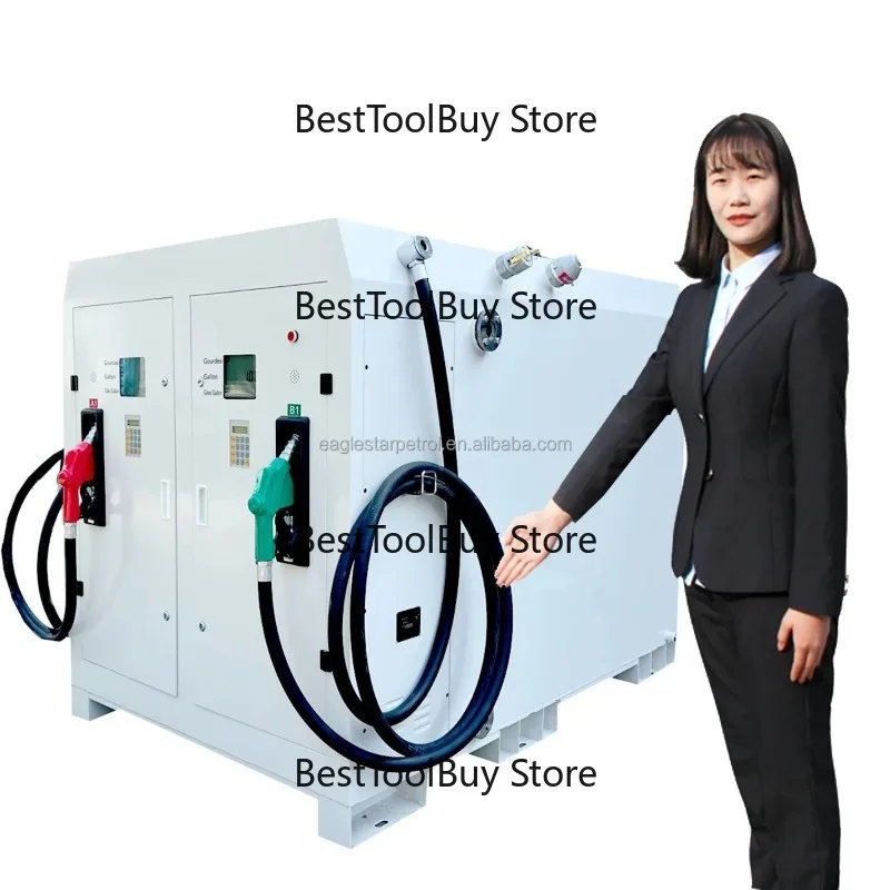 

1000 Liter Fuel Tank with Dispenser Mini oline Dispenser Mobile Petrol Pump Machine Price Pump Station