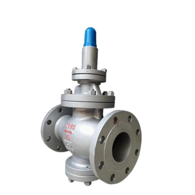 Stainless Steel 304 Angle Manual Pilot Piston Steam Water Pressure Reducing Valve PN16 High Temperature