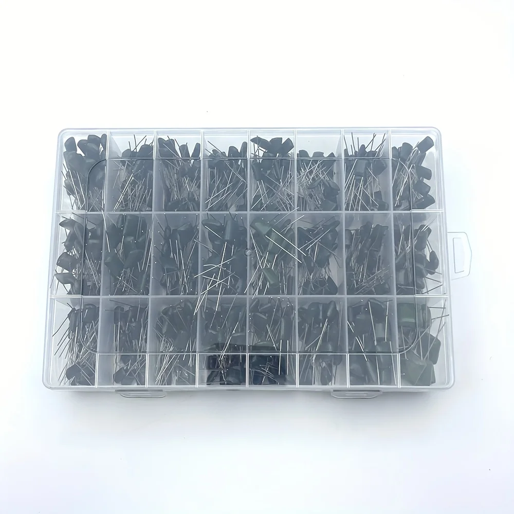 700PCS/lot 24Value Capacitor kit 100V 2A221J to 2A474J Polyester Film Capacitor Assorted Kit 0.47nF 0.68nF 1nF 2.2nF Capacitors