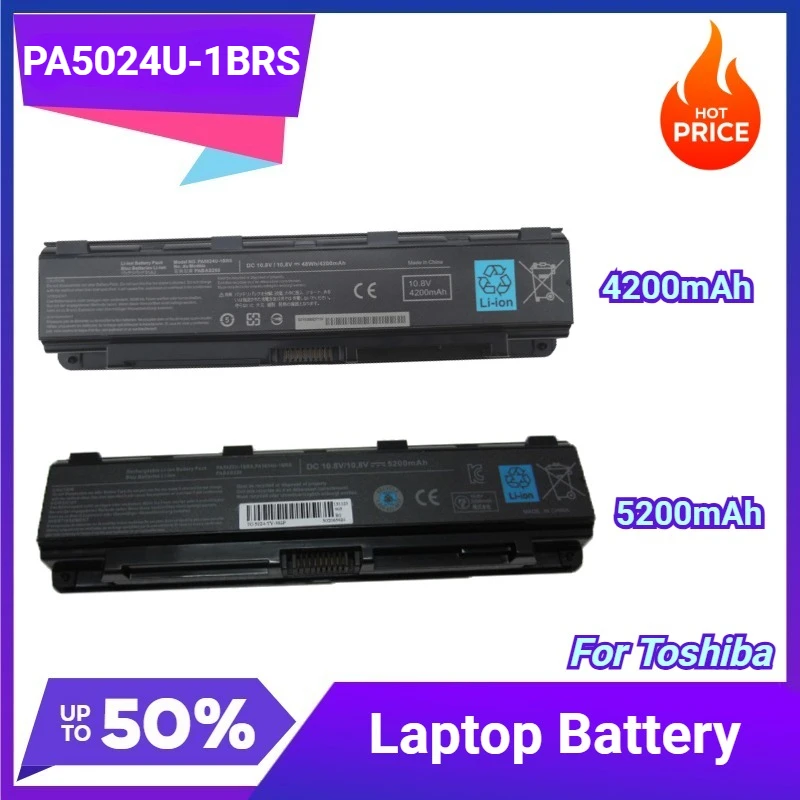 

New Laptop Battery for TOSHIBA Satellite L800 L805 L830 L835 L840 L850 L855 C800 C805 C840 C850 C855 C870 PA5024U-1BRS PABAS260