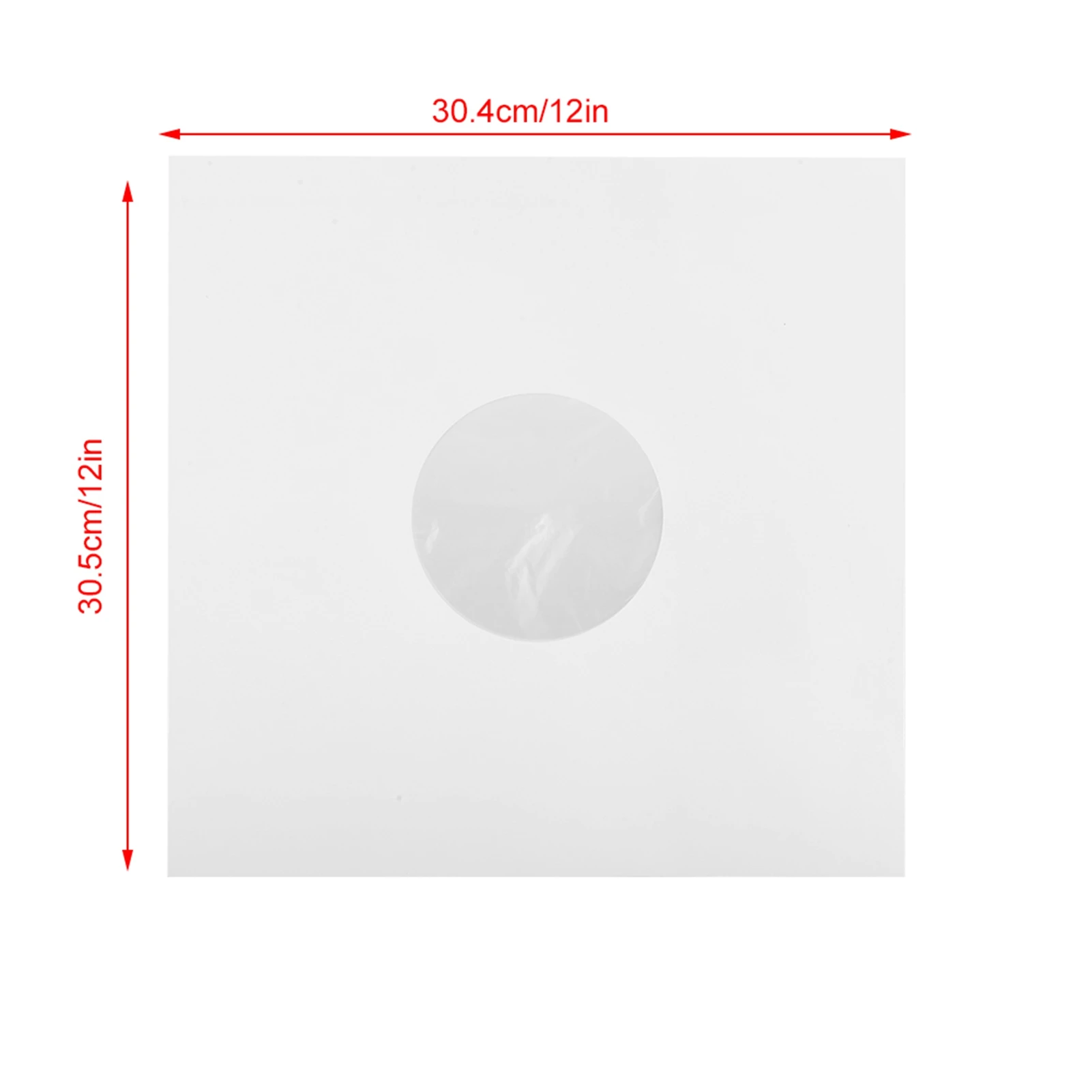 20PCS 12inch Vinyl Record Cover Anti-Static CD Player Protective Case with Inner Bag