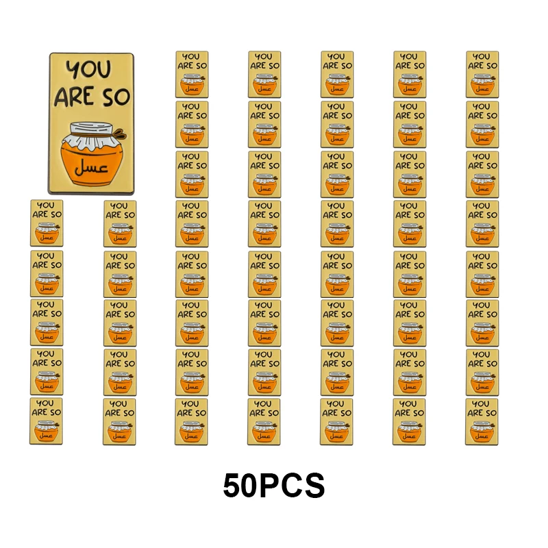 1-100PCS You Are So Mobile Phone 3M Sticker Badge Metal Pin Broooches Pins