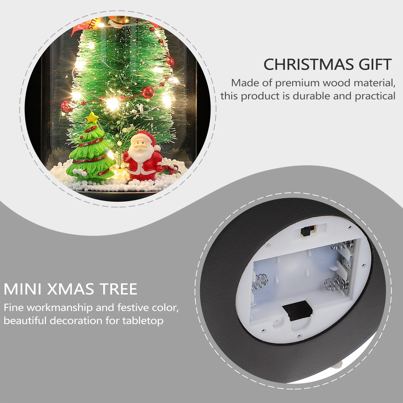 

LED Light Decoration Tree Christmas tree Ornaments Trees Artificial Miniature
