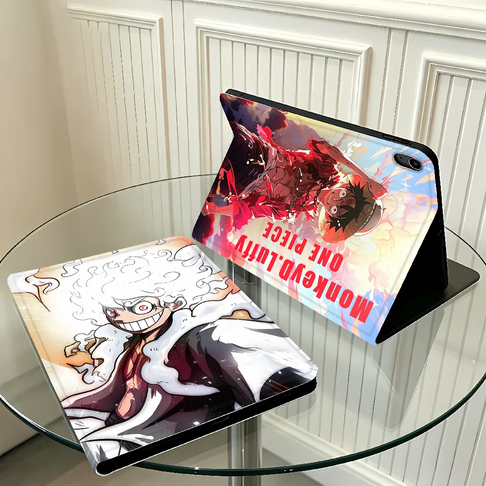 with Pencil Slot Case for Apple iPad Pro11 13 Air 11 13 M4 M3 M2 A16 2026 10th 7/8/9th Air 4/5/6th Anime One Pieces