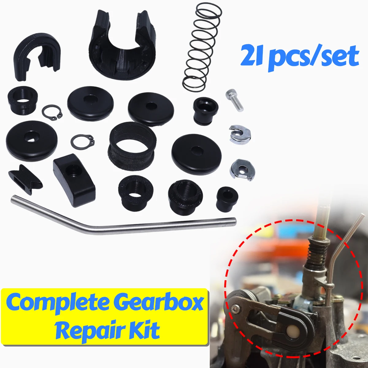 

Upgrade Bushing Kit for VW Golf Jetta 4 Bora 1J Lupo Polo 9N Beetle MT Gearbox Enhance Shifter Lever Adjuster Selector Linkage