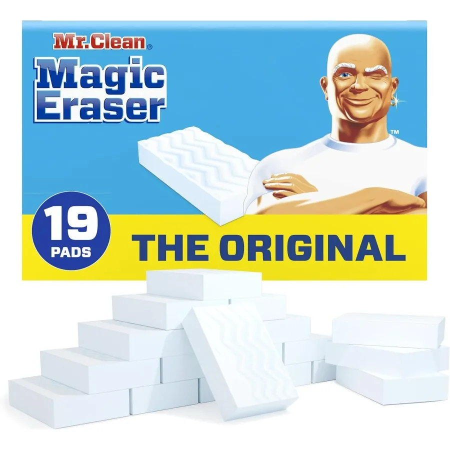 

Оригинальные чистящие подушечки Magic Eraser с рисунком Durafoam 19, для эффективных домашних чистящих средств, удаляющих пятен и