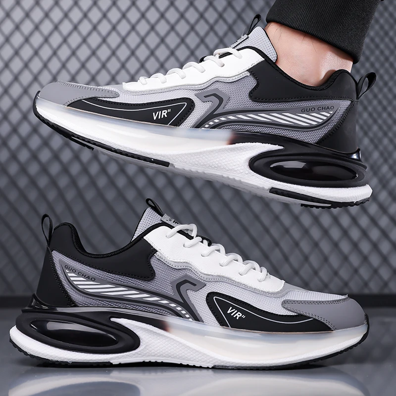 Scarpe sportive nuovo stile 2025: scarpe casual con suola spessa da uomo, scarpe da corsa sportive stile street, scarpe da basket calde invernali