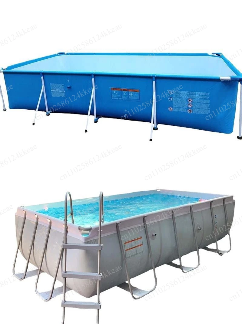 No-pump swimming pool Super large adult bracket swimming pool Household thickened outdoor paddling pool