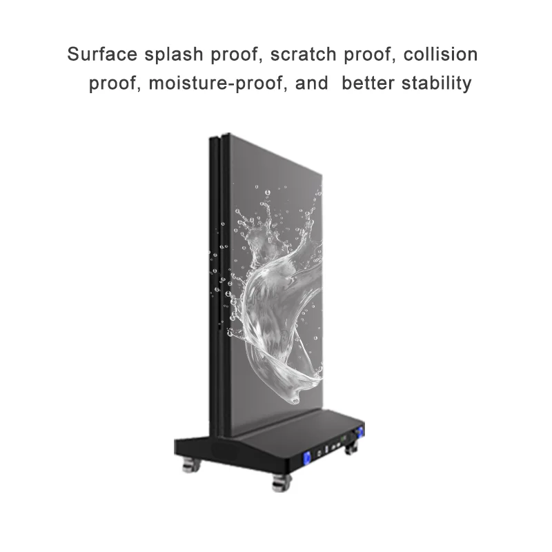 Hot Sale Removable Foldable Wall Advertising Led Board 2.5mm 1.8mm 1.5mm 1.25mm Indoor Video Poster Led Screen Display