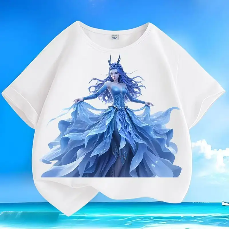 Nezha 2 Demon Boy Naohai new summer t-shirt for men and women, primary and secondary school children, short-sleeved round neck t
