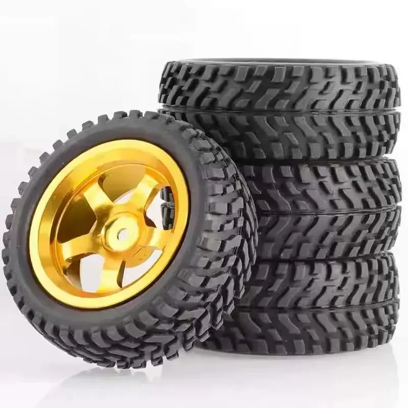 75mm Off Road Buggy Tires Wheel 12mm Hex Hubs for Wltoys 144001 1/12 1/14 1/10 Scx10 Trxs Trx-4 Tamiya RC Car