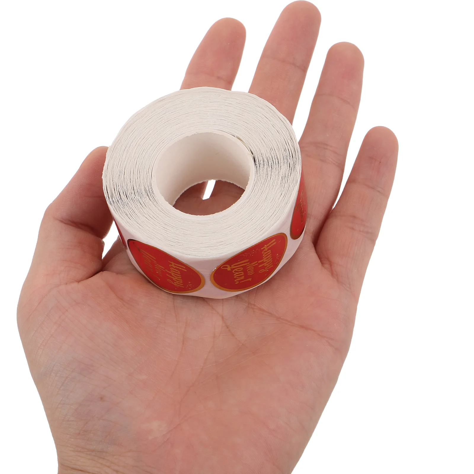 

500pcs /Roll New Year Stickers 5 Rolls Envelope Seal Labels 2026 Lunar Celebration Decals For Cards Packaging Scrapbooking Party