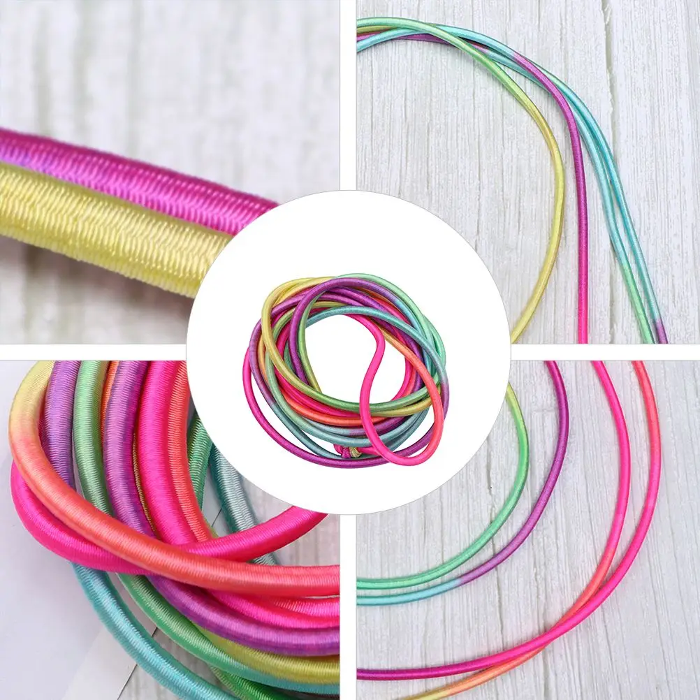 5 szt. skakanka dla dzieci zabawki lekki bezpieczny park szkolny trening sportowy utrata masy ciała gumka zabawka dla dziewczynki zabawa na świeżym powietrzu