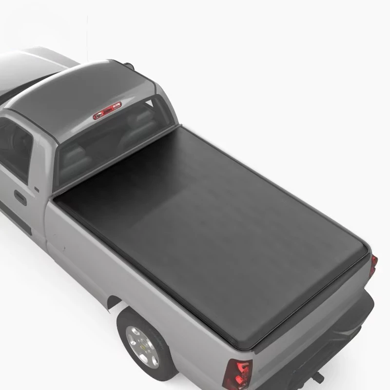 

AQTA Vinyl Soft Roll up Tonneau Cover for 2004-2006 Chevy Silverado Fleetside 5'8" Bed 69"Load Bed Cover