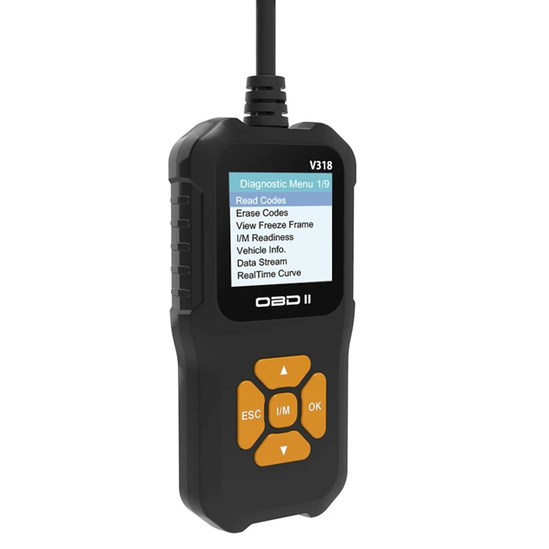 

V318 OBD2 сканер тестер автомобильного аккумулятора чтение чистых стираемых кодов инструмент OBD2 анализатор аккумулятора тестер