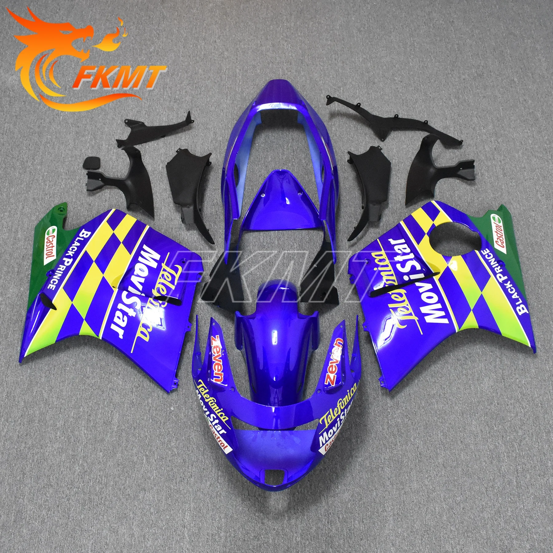 

For Honda CBR1100XX CBR 1100XX 1100 Super Blackbird 1997 1998 1999 2000 2001 - 2006 2007 Cowl Plastic Fairing Kit ABS Injection