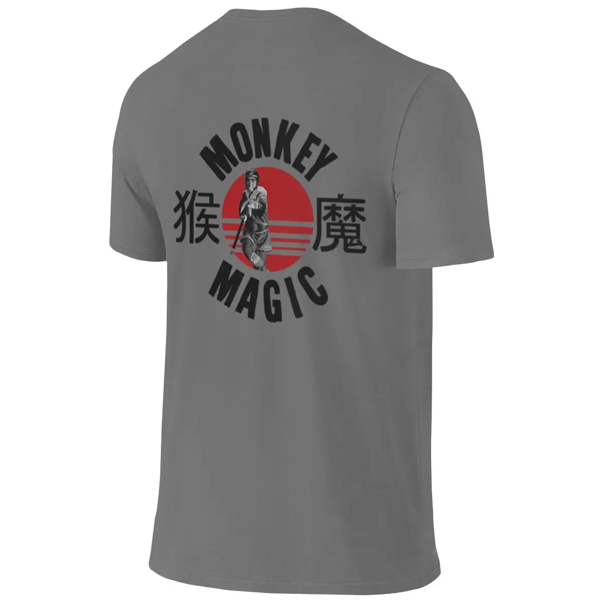 Monkey Magic Vintage Reversible T-shirt Niche Sweet Cool Sun Protection Women's T-shirts