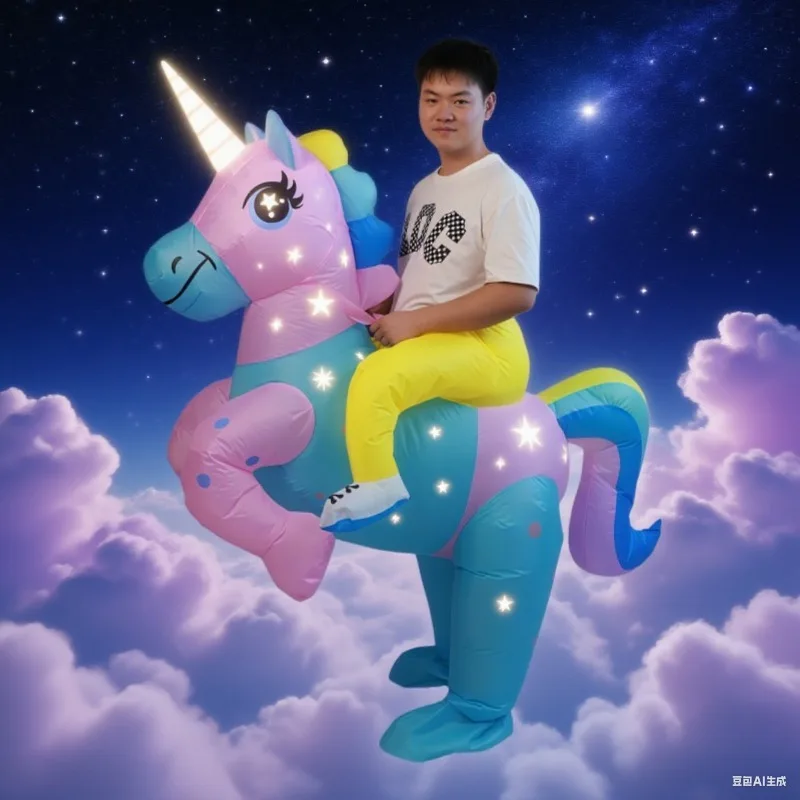 

Надувной костюм единорога: Надувная игрушка для катания на единороге в воздухе, для веселых косплей-вечеринок