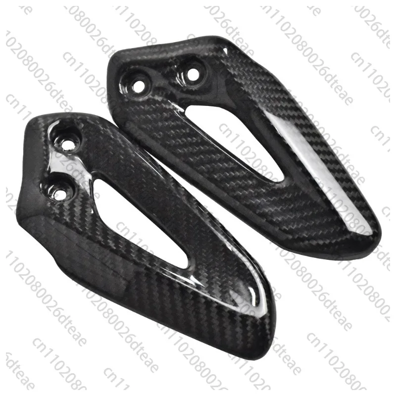 Motorcycle Heel Guard Accessories Rear Set Footpeg Plate Carbon Fiber1200 2020