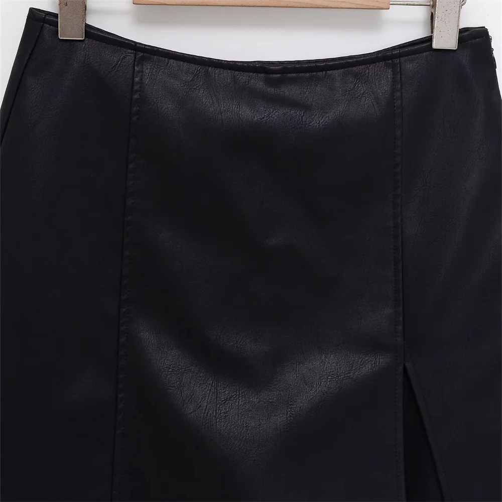 خريف جديد الملابس النسائية الرجعية الملمس ألف خط السراويل عالية مخصر تنورة تنورة قصيرة المألوف تنوعا تنورة بلون واحد