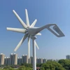 중국 공장 수평 풍력 터빈 발전기, 가로등용 풍차 컴플리트 키트, 3 상 AC 8 블레이드, 12V, 24V, 48V, 8000W 5