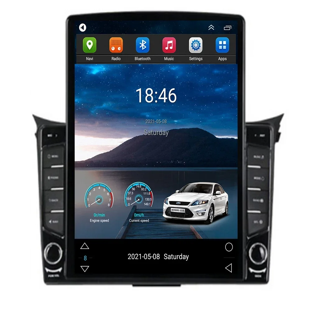 تسلا نوع أندرويد 14 وحدة ستيريو السيارة الوسائط المتعددة لشركة هيونداي I30 إلنترا GT 2012 - 2017 راديو مشغل فيديو لتحديد المواقع اللاسلكية Carplay #3