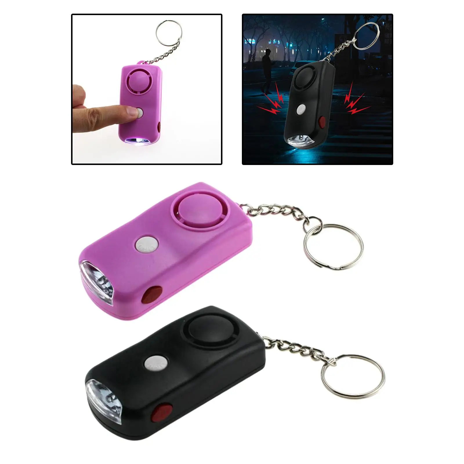 Personal Alarm Keychain Emergency Alarm for Girls Women Portable