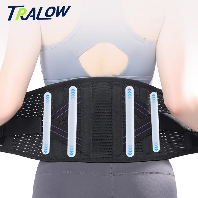 

TRALOW Back Brace For Lower Pain Women&Men,Industrial Lumbar Back Support Belt ,Herniated Disc&Lower Pain Relief Weightlifting