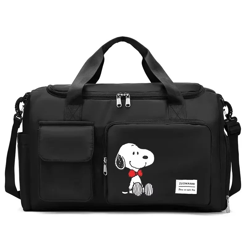 

Snoopy Outdoor Sports Gym Bag Men's and Women's Training Swimming Shoulder Bag Fashion Travel messenger Bag handbag