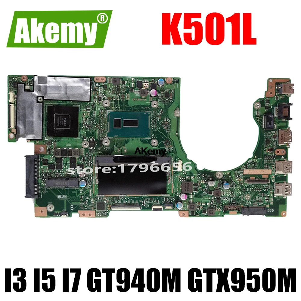 

For ASUS A501L K501L K501LX motherboard K501LB i3 i5 i7 4th 5th CPU 4GB RAM V505L K501LA K501LC K501LY K501LB Mainboard