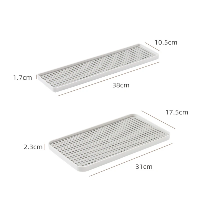 Thanstar Double Layer Drainer Tray Detachable Vegetable Fruit Draining Plate Storage Dish Drying Rack Kitchen Accessories