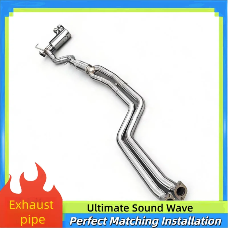 

Catback Exhaust Pipe Electronic Valve for BMW 325i 2.5 N52 E90 E92 E93 2005-2009 SS304 Exhaust System Racing Sound Improvement
