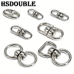 10-200Pcs Metal Swivel Hook Clasp Key Chains Keyrings Connectors For Keychains Lanyards Paracord Handbag DIY Bag Accessories