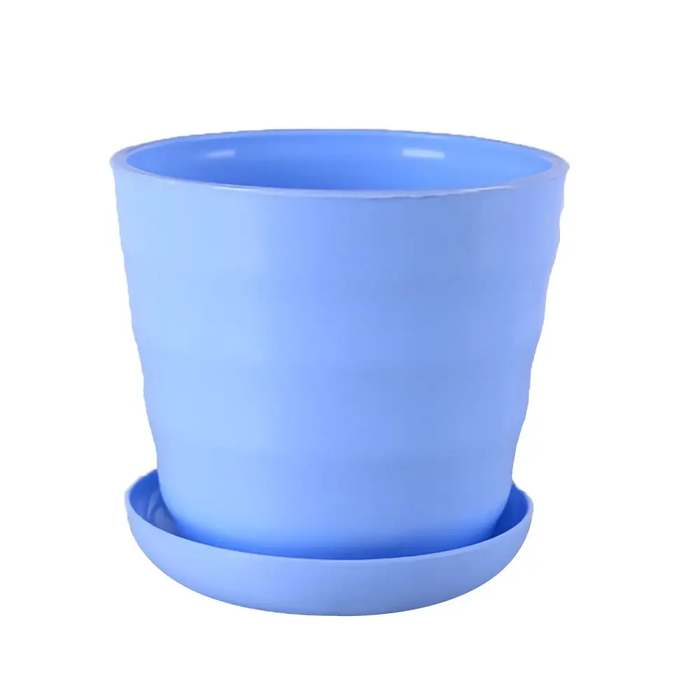 Colorful Plastic Flower Pot Green Plant With Trays Green Plant Succulent  Plant Flowerpot Desktop Decoration Home &Garden Supply - AliExpress 15