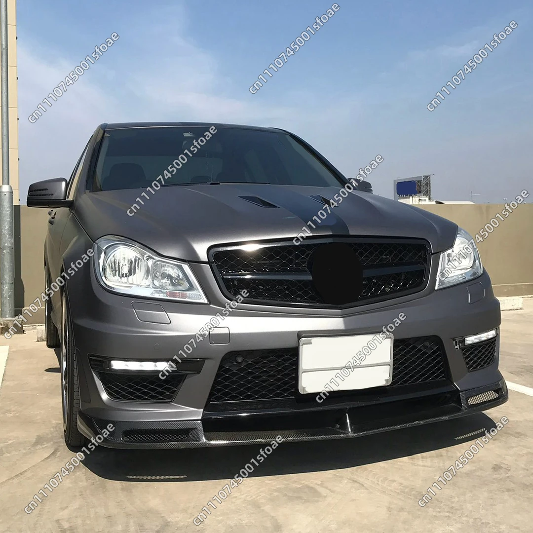 

Front Bumper Grille Inlet Mesh Tuning For Mercedes C-Class W204 C180 C200 C350 S204 2007-2014 AMG Glossy Black Style Hood Grill