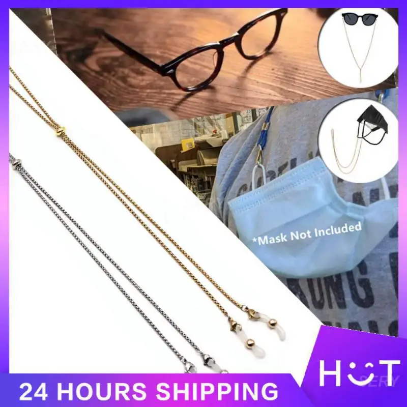 

Sunglasses Chain Two Hooks Trendy Mask Hanging Rope Accessories Tools Ear Hanging Rope Women Fashion Face Mask Lanyard Necklace