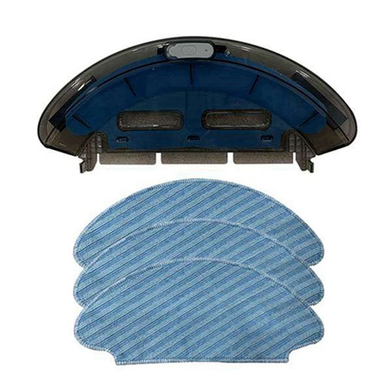 Water Tank Mopping Rags Kit For Tefal RG6875 Robot Vacuum Cleaner Replacement For Isweep X3 Parts Accessories