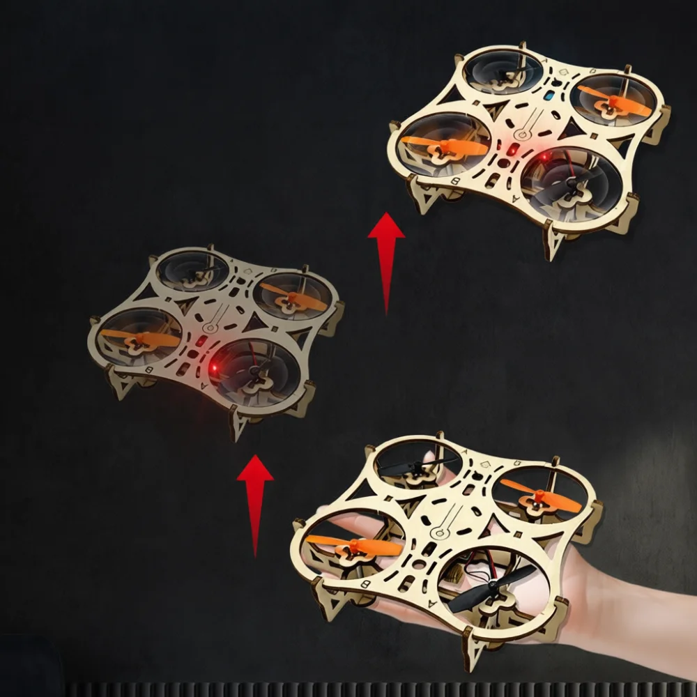Wooden DIY Quadcopter Assembly - Hobby Science Lab ulasan dan harga