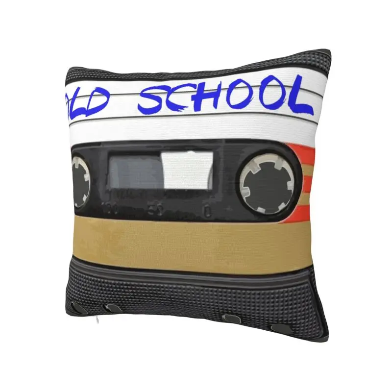 Custom Old School Music Cassette Cushion Covers Music Lover Cassette Velvet Nordic Pillows Living Room Decoration