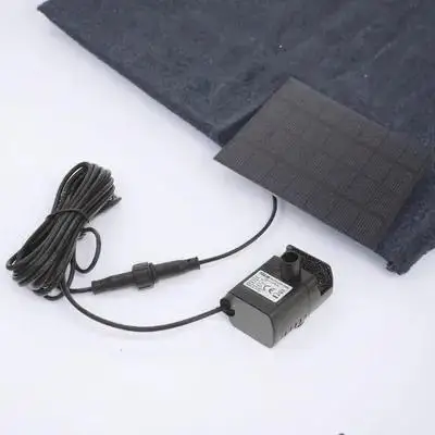 

6 V Pool Solar Fountain Pump Powered Pond for USB Outdoor Small Water Silver Garden